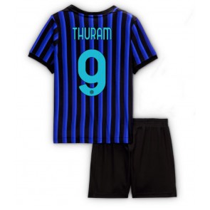 Inter Milan Marcus Thuram #9 Dětské Domácí dres komplet 2025-26 Krátký Rukáv (+ trenýrky)